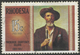 Rhodesia. 1971 Famous Rhodesians (5th Issue). Fredrick Courteney Selous. 15c Used SG 458 - Rhodesia (1964-1980)