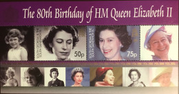 South Georgia 2006 Queen’s 80th Birthday Minisheet MNH - Zuid-Georgia