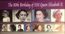 South Georgia 2006 Queen’s 80th Birthday Minisheet MNH - South Georgia