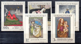 Checoslovaquia Serie Nº Yvert 1686/90 ** PINTURA (PICTURE) - Used Stamps