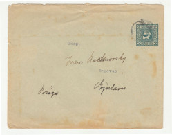 Austria 2 Postal Stationery Letter Covers (newspaper) Posted 191* To Požega B200720* - Wikkels Voor Dagbladen