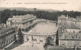 FRANCE - Nancy - Vue Générale - L'Hémicycle De La Place Carrière Et Le Palais Du Gouvernement- Carte Postale Ancienne - Nancy