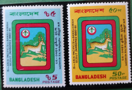 Bangladesch 1981 Scouts Axishirsch 2v** Set - Bangladesch