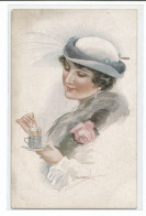 Usabal - 315/2 Belle Carte. Femme Avec Tasse - Usabal