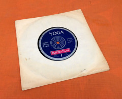 Vinyle 33 Tours (diamètre 17cm) Yoga  Respiration Relaxation France Etude Paris - Otros & Sin Clasificación