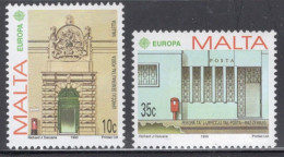 Malta 1990 Set Of Stamps To Celebrate  EUROPA Stamps - Post Offices In Unmounted Mint. - Malte