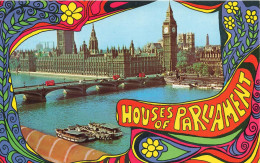 ROYAUME UNI - Londres - Houses Of Parliament - Colorisé - Carte Postale - Houses Of Parliament