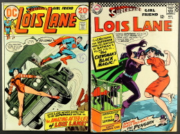 DC COMICS - LOIS LANE 1960s - 70s AND 1ST ISSUE SUPERMAN RELATED. 'Lois Lane' Issues 70 (Catwoman), 75, 123, And 135 (al - Andere & Zonder Classificatie