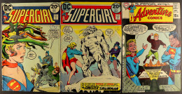 DC COMICS - SUPERGIRL RELATED Comprising Of 12 'Adventure Comics' Featuring Supergirl, 1969-1972, 'Action Comics Supergi - Autres & Non Classés