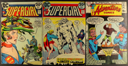 DC COMICS - SUPERGIRL RELATED Comprising Of 12 'Adventure Comics' Featuring Supergirl, 1969-1972, 'Action Comics Supergi - Sonstige & Ohne Zuordnung