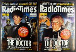 DR WHO  - RADIO TIMES COVERS COLLECTION. The Complete Set Of 12 Covers For The 50th Anniversary (2013). Also Includes Th - Other & Unclassified