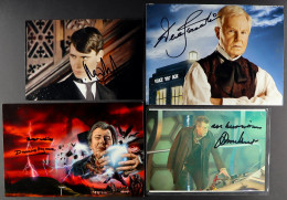 DR WHO - COLLECTABLE SELECTION INCLUDING SIGNED. 2 T-shirts, 2 Neck Ties, Baking Mould, Bookmark, Eraser, Badges, 4 In A - Other & Unclassified