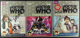 DR WHO - DVD COLLECTION INCLUDING SIGNED. Comprising Of William Hartnell X9, Patrick Troughton X11, Jon Pertwee X8, Tom  - Other & Unclassified