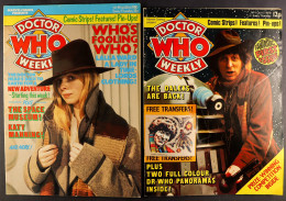 DR WHO - WEEKLY MAGAZINE 1# ONWARDS. Includes The Rare 1st Edition With The Free Transfers (front Cover Has Corner Fold) - Sonstige & Ohne Zuordnung