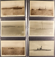 GERMAN NAVY AT SCAPA FLOW 1918-1919 PICTURE POSTCARDS Of German Ships At Scapa Flow Incl Sinking Ships, Real Photos, Plu - Andere & Zonder Classificatie