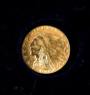 GOLD COIN USA 1909 Gold Quarter Indian Head, Weight 4.18g (3.762g Pure Gold)Â  - Sonstige & Ohne Zuordnung
