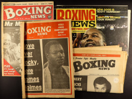 MAGAZINES - BOXING NEWS 1985 - 1997. Mainly The Newspaper Style Format. Also Includes A Few Similar From 2004 - 2005 And - Other & Unclassified