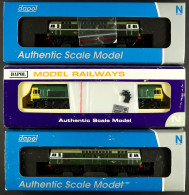 N GAUGE DAPOL ENGINES. Includes A Class 27, D5401 (boxed, Working), Class 27, D5369 (boxed, Dummy), Class 66 Freightline - Sonstige & Ohne Zuordnung