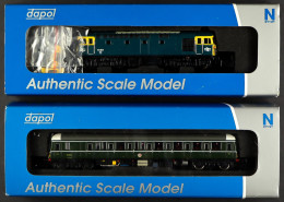 N GAUGE DAPOL ENGINES. Class 122 55006 And Class 33/1 33102. Boxed And Working. (2) - Sonstige & Ohne Zuordnung