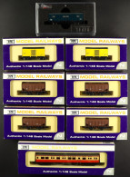 N GAUGE DAPOL ROLLING STOCK. LMS Bulk Grain X4, Shirebrook Breakdown Packing Van X2, CCT VAN 525145 And Autocoach W190W. - Other & Unclassified
