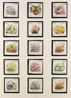 FLOWERS 1950's-2000's GIGANTIC WORLD NEVER HINGED MINT COLLECTION In Hingeless Mounts In 43Â albums, Includes All Differ - Andere & Zonder Classificatie