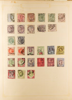 COMMONWEALTH With Great Britain, Chiefly Used 1870s - 1970s CollectionÂ in A Springback Album, Note Grenada, Hong Kong,  - Other & Unclassified