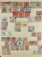 WORLD WIDE IN STOCKBOOK. Mint & Used Stamps Incl Commonwealth Such As North Borneo, Sudan, Ceylon, Qatar, Kuwait, Belize - Other & Unclassified