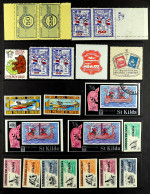 CINDERELLAS / LOCALS Collection Of 1950's-1990's Mainly Never Hinged Mint Stamps & Miniature Sheets On Stock Pages, Note - Sonstige & Ohne Zuordnung