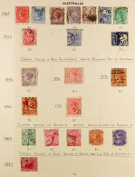 BRITISH COMMONWEALTH Late 19th Century To 1960's Mint & Used Stamps In Four Albums, Includes Malta 1914-21 To 2s & 1948- - Other & Unclassified