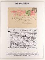 POSTAL STATIONERY COLLECTION. Chiefly Used From New South Wales, Queensland, South Australia, Tasmania, Victoria (14 Ite - Sonstige & Ohne Zuordnung