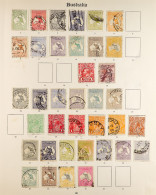 1913 - 1936 USED COLLECTION On SG 'Imperial' Album Pages, Note 1913-14 Roos Set To 5s, 1913-14 6d Kookaburra, 1915 Roos  - Otros & Sin Clasificación