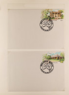 1946 - 1996 FIRST DAY COVERS, MAXI CARDS AND POSTAL STATIONERY In Two Albums, Many From 1980 OnwardsÂ also With Never Hi - Sonstige & Ohne Zuordnung