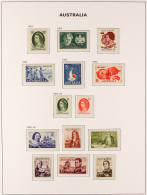 1953 - 2010 NEVER HINGED MINT COLLECTION Of Stamps & Miniature Sheets In 3 Hingeless Davo Australia Albums (with Slipcas - Other & Unclassified