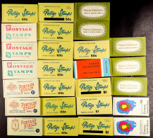 BOOKLETS 1956-70 3s6d SB 32, 4s SB 33 And 34, 5s SB 36, 36a, 37a, 38 (imprints DG9, DV8, DV9), 1966 60c SB 39 (imprints  - Other & Unclassified