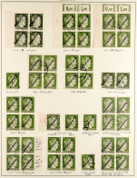 1945-46 SPECIALISED COLLECTION Of The 1945 Overprinted Stamps Includes Fancy Cancels, Varieties That Include 6pf & 12pf  - Otros & Sin Clasificación