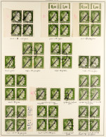 1945-46 SPECIALISED COLLECTION Of The 1945 Overprinted Stamps Includes Fancy Cancels, Varieties That Include 6pf & 12pf  - Other & Unclassified