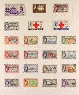 1953 - 1985 COLLECTION Of Used Stamps On Album Pages, Note 1954-63 Pictorials Set, 1964 Opt'd Set, 1965 Defins Set, 1966 - Autres & Non Classés