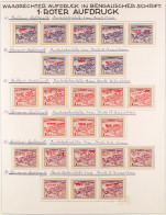 1971 - 1973 HANDSTAMPS ON PAKISTAN COLLECTION. 1947 - 1970 Pakistan Stamps With Provisional Bangladesh Overprints And Ha - Bangladesh