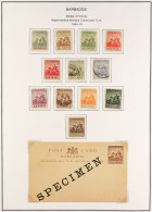 1852-1985 COLLECTION In Album, Mint & Used, Includes Imperf & Perf Britannia Types, 1873 3d Used, 1873 5s (x2, Used & 'S - Barbades (...-1966)