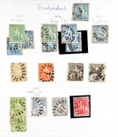 1855 - 2000's COLLECTION Of Mint & Used Stamps On Pages, Note Many Early Britannias, 1897-98 Jubilee To 8d, 1906 1d Terc - Barbades (...-1966)