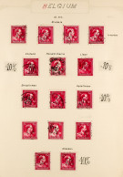 1946 PROVISIONAL SURCHARGES Mint & Used Collection On Pages, Includes Many Identified Local Handstamps, A Few Covers Etc - Sonstige & Ohne Zuordnung