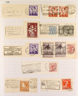 POSTMARKS All Periods Fine Used Stamps With Nice Cancels, Includes Three Volumes Of Town Postmarks Sorted Alphabetically - Sonstige & Ohne Zuordnung