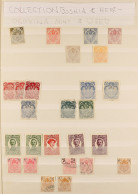 1879 - 1918 IN STOCK BOOK Mint & Used Ranges Incl Duplicated Plate Proofs (approx 180 Stamps) - Bosnien-Herzegowina