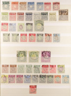 1890 - 1935 COLLECTION Of Used Stamps On Pages From A Stock Book, Some Duplication, Includes Sets & Higher Values (100+  - Afrique Orientale Britannique