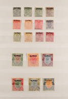 1937 - 1946 COLLECTION Of Mint & Used Stamps In Stock Album, Note 1937 Set Mint To 5r, Then Used 10r To 25r, 1938-40 Set - Birma (...-1947)