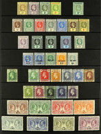 1907 - 1935 COLLECTION Of Mint Stamps On Protective Pages, Note 1907-09 To 5s, Also 1s CCA SG33, 1912-20 MCA Vals To 2s  - Kaimaninseln