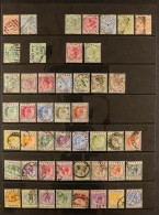 1881 - 1935 COLLECTION Of Used Stamps On Protective Pages, 1881 1pi & 2pi, 1882-86 Die I To 4pi & 12pi, 1892-94 1pi & 4p - Other & Unclassified