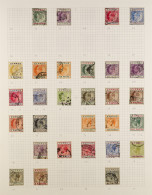 1902 - 1949 COLLECTION Of Used Stamps On Album Pages, Comprehensive With Many Sets And Higher Values. Stc Â£1100+ Not In - Andere & Zonder Classificatie