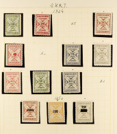 1917 - 1960's RAILWAY LOCAL STAMPS Collection Of Chiefly Mint / Never Hinged Stamps (130+ Stamps) - Sonstige & Ohne Zuordnung