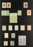 LOCALS - RANDERS BYPOST 1885 - 1889 Mint Collection On Protective Pages (60 Stamps) - Sonstige & Ohne Zuordnung